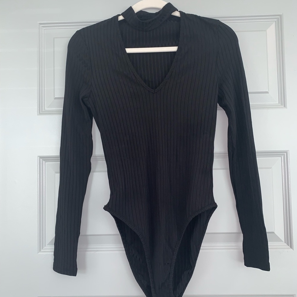 NIP Black SHEIN Bodysuit